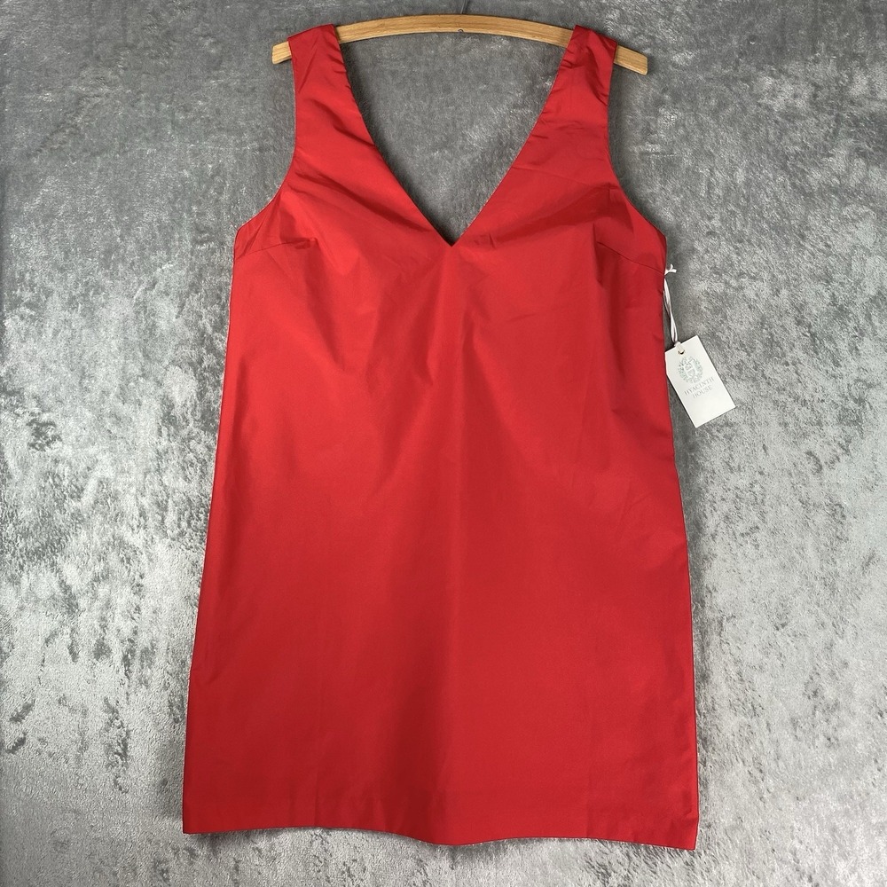 Hyacinth House Dress Womens Sz M Red Bow Bella Mini Formal Preppy Tuckernuck NWT